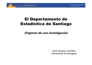 El Departamento de Estadística de Santiago