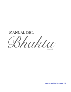 manual del bhakta - Radio Krishna Centrale