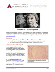 Arteritis de Células Gigantes