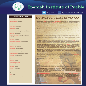 De México... para el mundo - Spanish Institute of Puebla