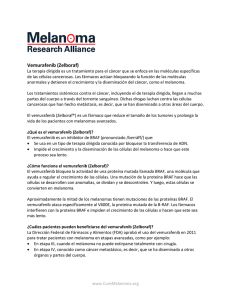 Vemurafenib (Zelboraf) - Melanoma Research Alliance