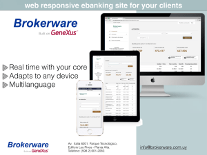 web responsive ebanking site for your clients Real time with your
