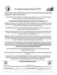 A) Katzenmaier School PTO