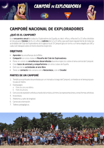 Explicación actividades y reglas del Camporé 2014
