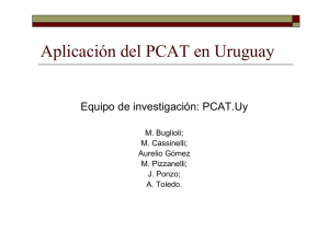 Aplicación del PCAT en Uruguay