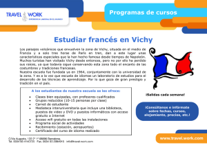 Curso de francés Vichy