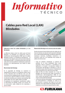 Cables para Red Local (LAN) Blindados