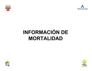 información de mortalidad