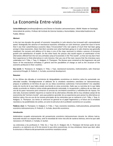 La Economía Entre-vista - Cinta de Moebio. Revista de