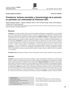 Prevalencia, factores asociados y fenomenología de la psicosis en