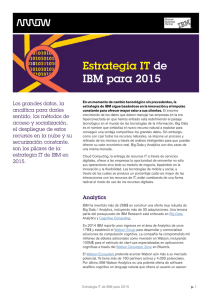 Estrategia IT de IBM para 2015