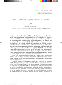 1910. La celebración del primer centenario en