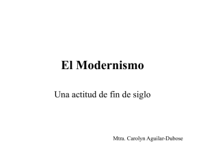 12 El Modernismo