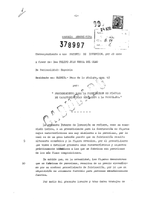 procedimiento para la fabricacion de figuras de caracteristicas