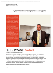 DR. GERMANO NATALI
