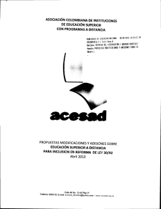 Page 1 ASOCIACIÓN COLOMBIANA DE INSTITUCIONES DE