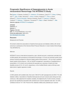 Prognostic Significance of Hyperglycemia in Acute Intracerebral