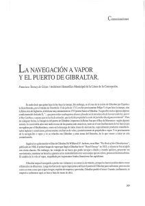 navegacion a vapor desde gibraltar siglo[...]