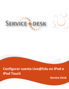 Configurar cuenta Live@Edu en equipo Iphone o Ipod Touch