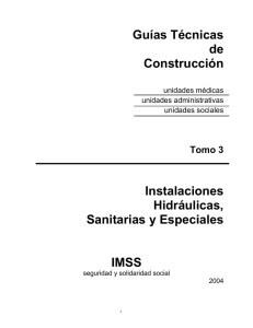 Guías Técnicas de Construcción IMSS