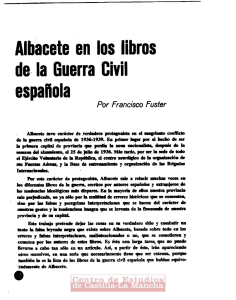 Page 1 Albacete en les libres dela Guerra Civil española Por