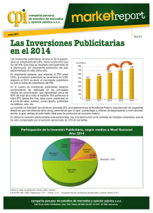 Las Inversiones Publicitarias en el 2014