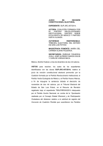 sup-jrc-457/2014. actora - Tribunal Electoral del Poder Judicial de la