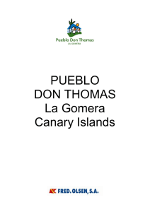 PUEBLO DON THOMAS La Gomera Canary