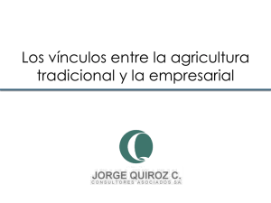 Los vínculos entre la agricultura tradicional y la empresarial