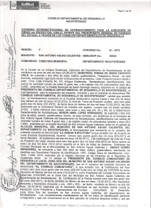 consejo departamental de desarrollo sacatepequez - SNIP