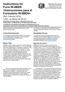 W8BEN Instruciones EspañolDescargar PDF