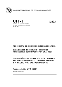 UIT-T Rec. I.232.1 (11/88) Llamada virtual y circuito virtual