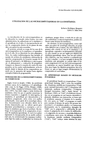 utilización de las microcomputadoras en la enseñanza