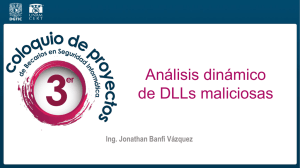 Análisis dinámico de DLLs maliciosas - UNAM-CERT