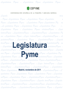 Legislatura Pyme Legislatura Pyme Legislatura Pyme Legisla tura