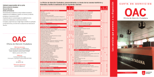 Carta de Servicios de la OAC