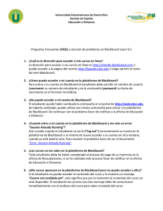 Preguntas Frecuentes - Universidad Interamericana de Puerto Rico