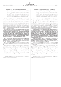 Ressenya de la Resolució de 3 de juliol de 2009, de la Direcció
