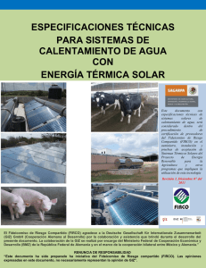 Térmicos Solares - Proyecto de Energía Renovable