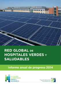 Informe anual de progreso - Red Global de Hospitales Verdes y