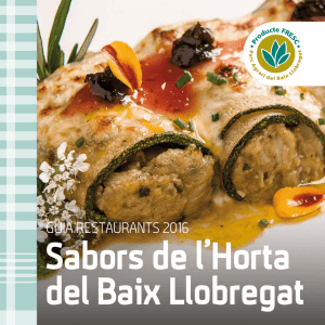 Sabors de l`Horta del Baix Llobregat