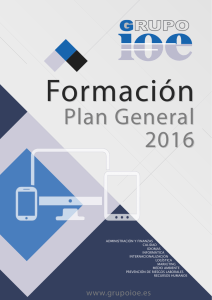 Plan General 2016 Plan General 2016