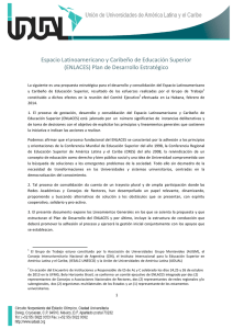 Espacio Latinoamericano y Caribeño de Educación Superior