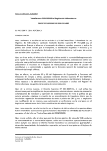Decreto Supremo Nº 004-2010-EM