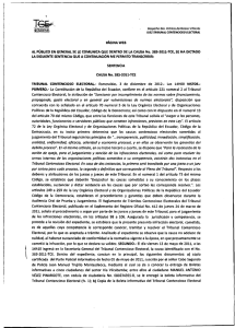 Contencioso Electoral, la atribución de "Sancionar por