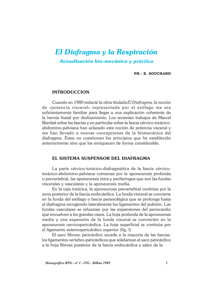 Pilares del diafragma ingles