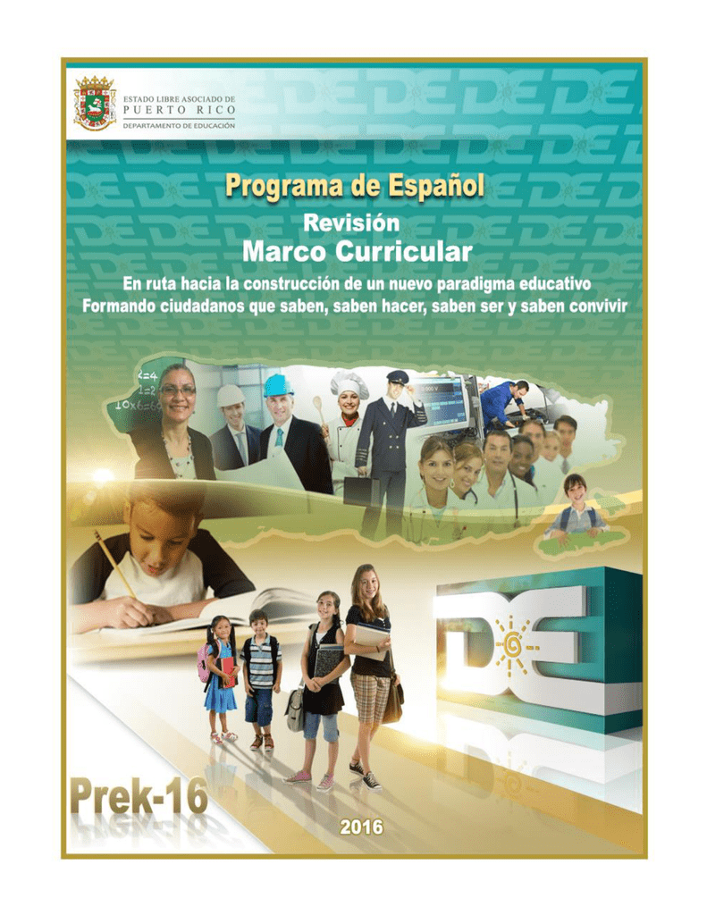 Marco Curricular del Programa de Español 2016