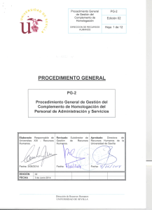 Procedimiento General PG-2