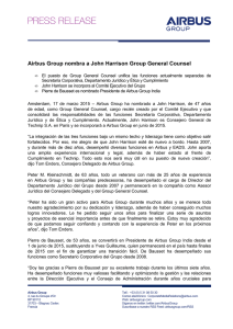 Press Release_Airbus Group Appoints John Harrison as Group