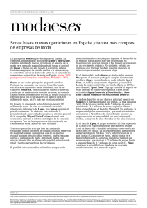 Sonae busca nuevas operaciones en España y tantea más compras